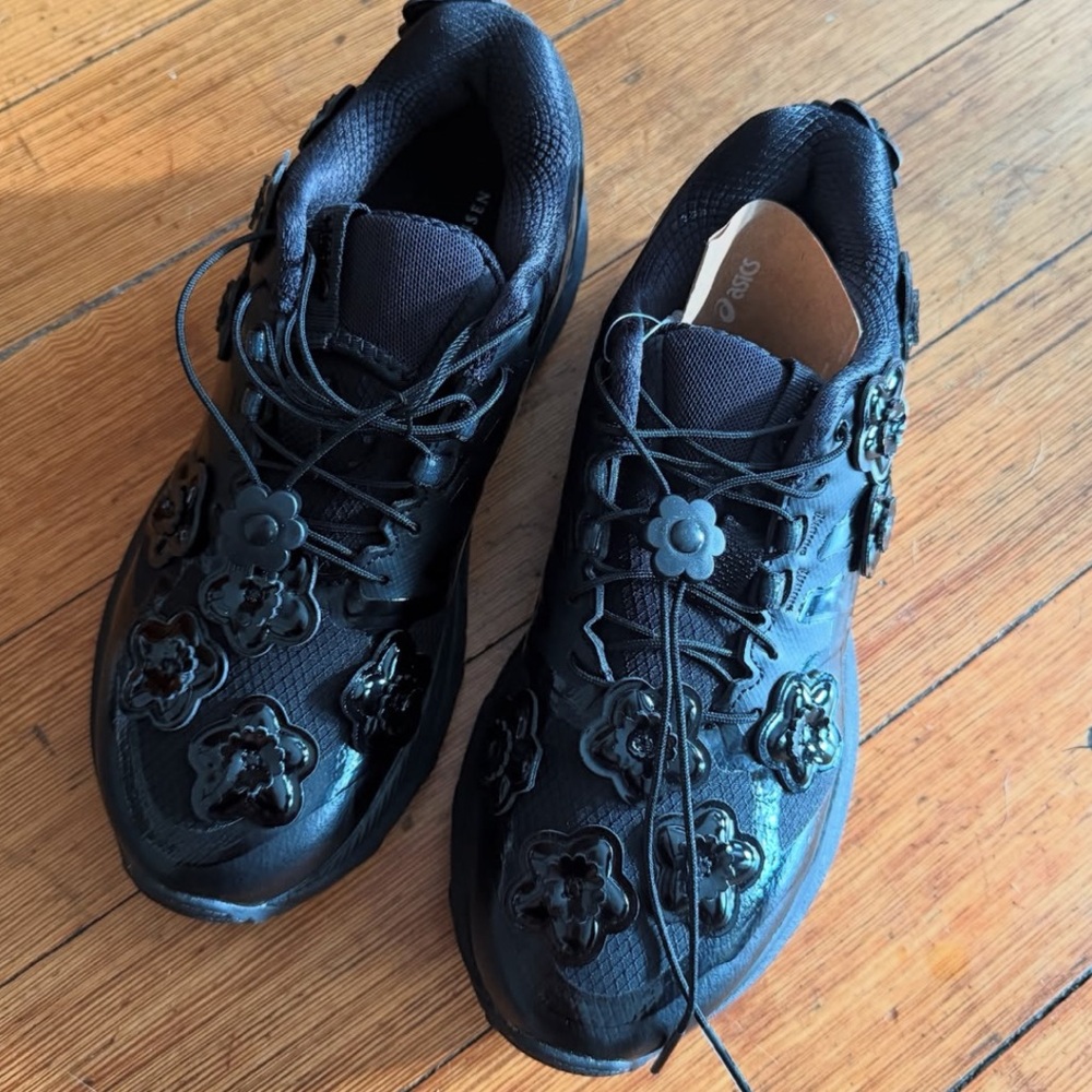 Cecilie Bahnsen x ASICS Black Floral Appliqué Gel-Terrains